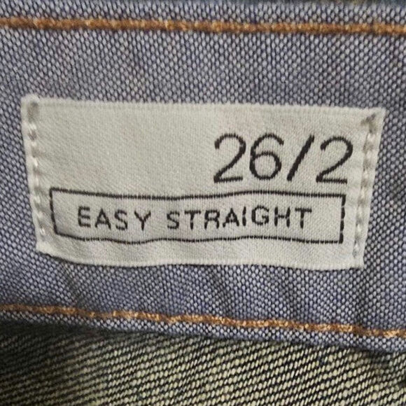 Gap 1969 Easy Straight Jeans Distressed Low Rise Women's Size 26/2 Casual - Picture 7 of 8